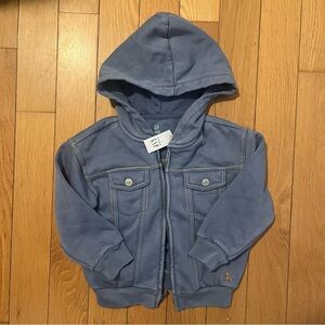 NWT GAP Blue Hooded Jacket/Sweatshirt 4Y